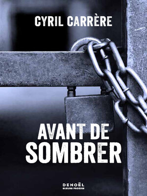 cover image of Avant de sombrer